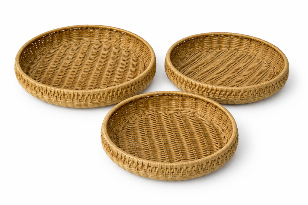 TRIO DE BANDEJAS HOTEL RATTAN INSPIRED REF: 71231