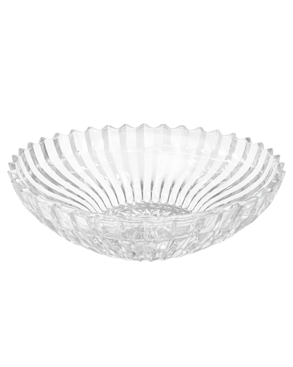 CENTRO DE MESA VIDRO  CANELADO REF: 71701