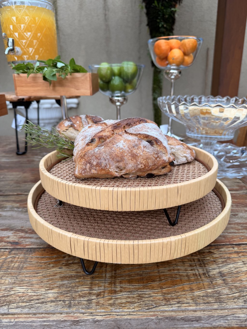 BANDEJA ELEVADA 30CM JAMBU  REF: 71279