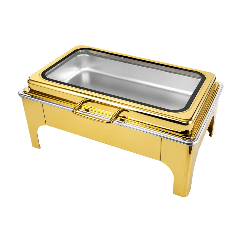 RECHAUD RETANGULAR EM INOX HIDRAULICO REF: 71717