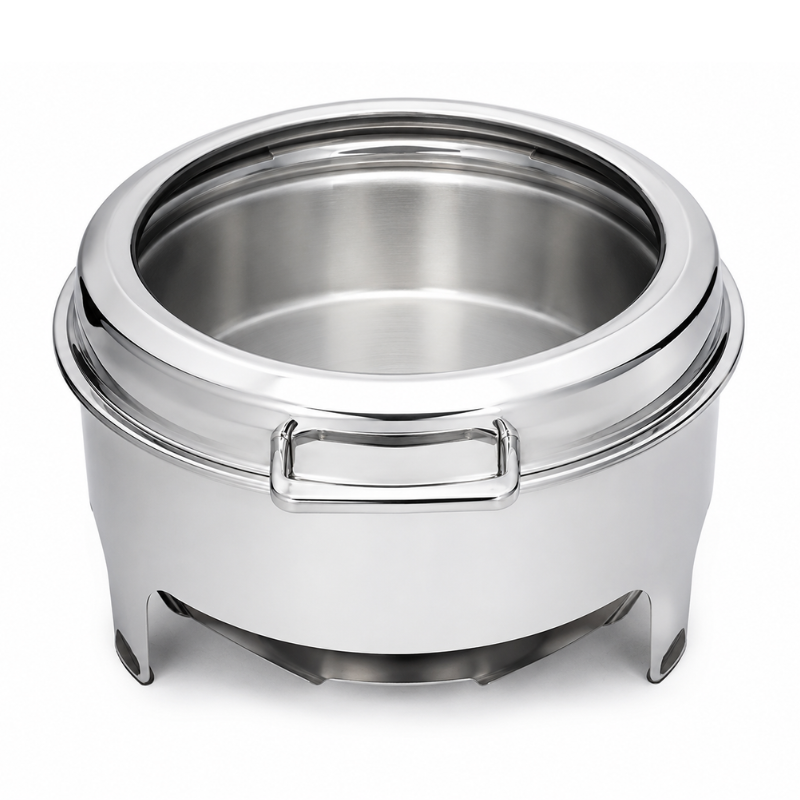 RECHAUDE REDONDO EM INOX HIDRAULICO 6L REF: 71718