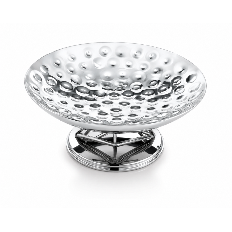 SUPORTE ALTO MARTELATO TRIPE  INOX REF: 71739