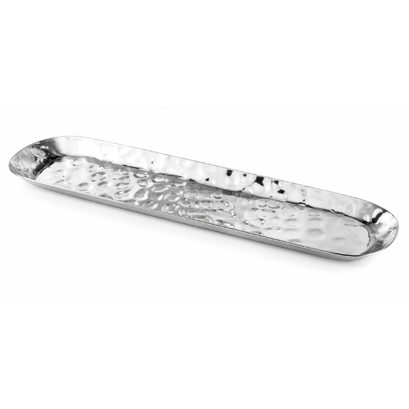 BARCA OVAL MARTELATO  INOX REF: 71736