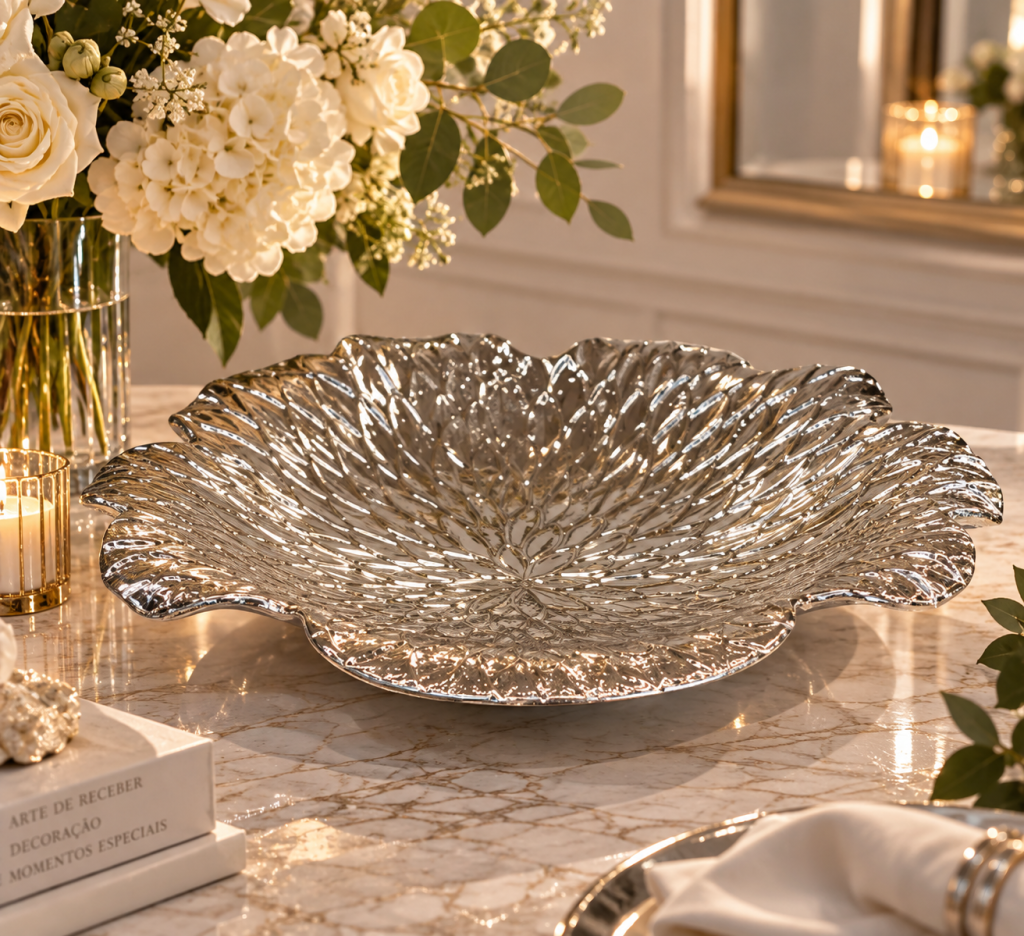 BANDEJA CERAMICA FLOWER SERVICE REF: 71278