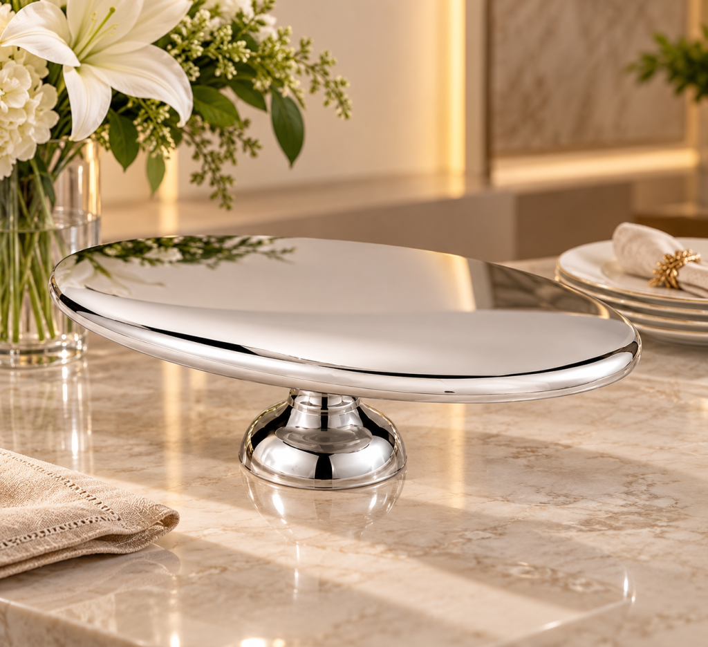 SUPORTE ALTO OVAL INOX  REF: 71735