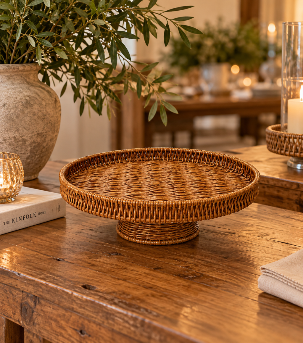 BANDEJA HOTEL M  RATTAN INSPIRED REF: 71226