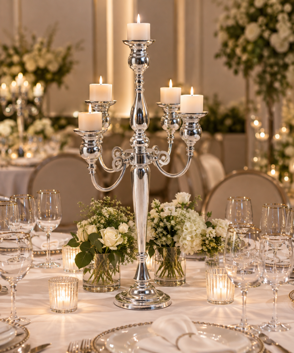 CANDELABRO 5 BRAÇOS II LUXUS REF: 70358