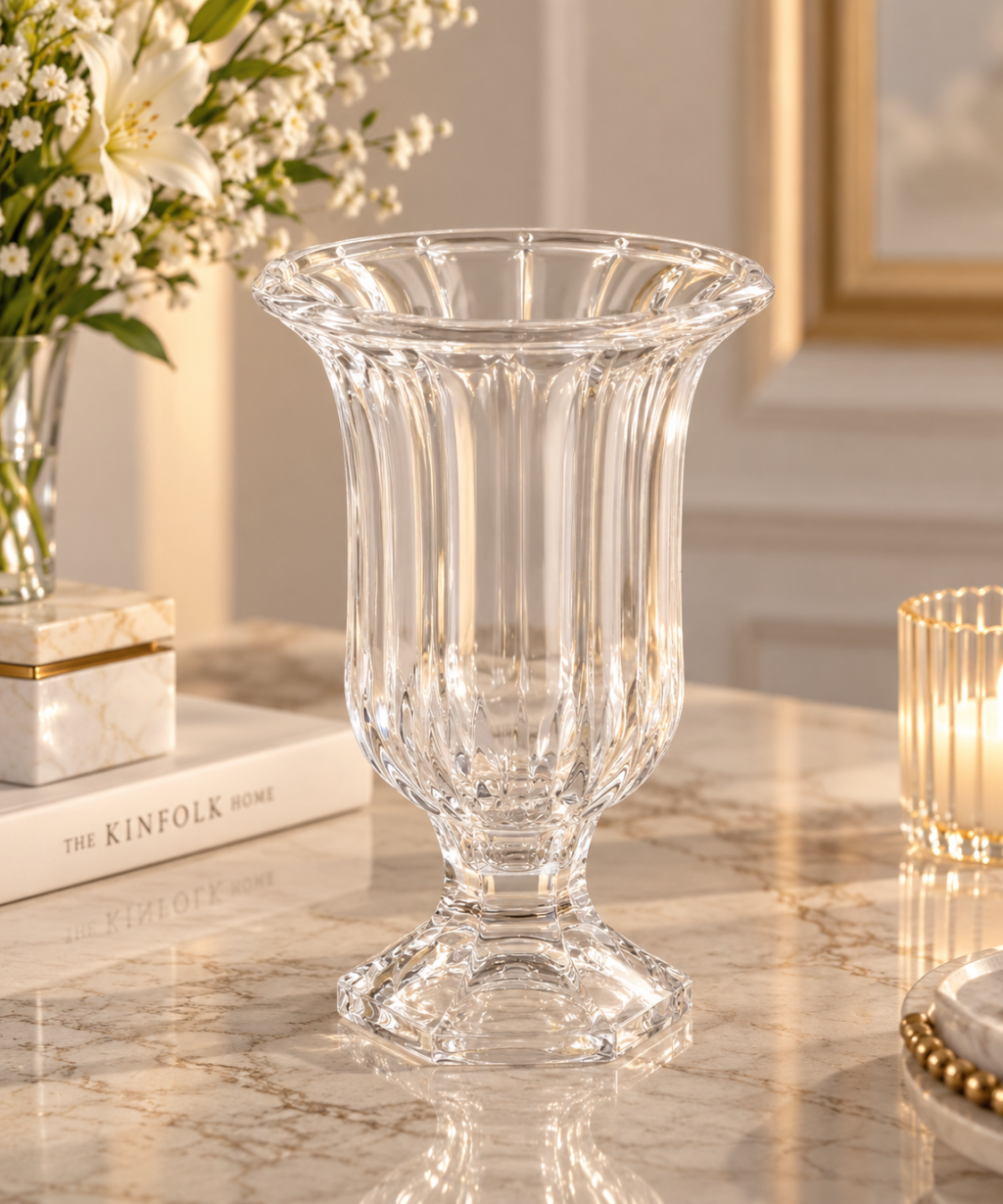 VASO DE VIDRO CROWN 19CM REF: 70778