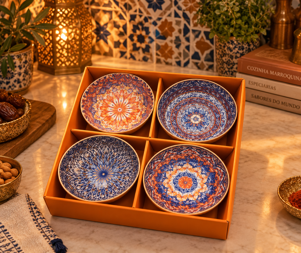 KIT 4 PCS BOWL INDIANO REF: 71372