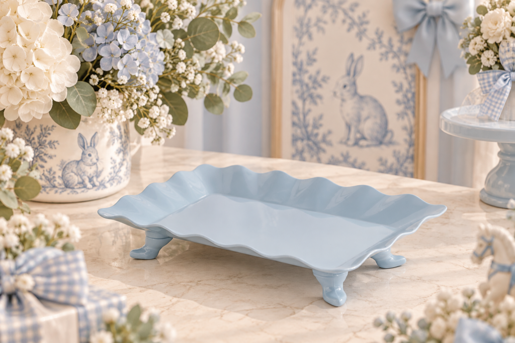 BANDEJA DE PLASTICO RET COLORS AZUL SERENITY REF: 70737
