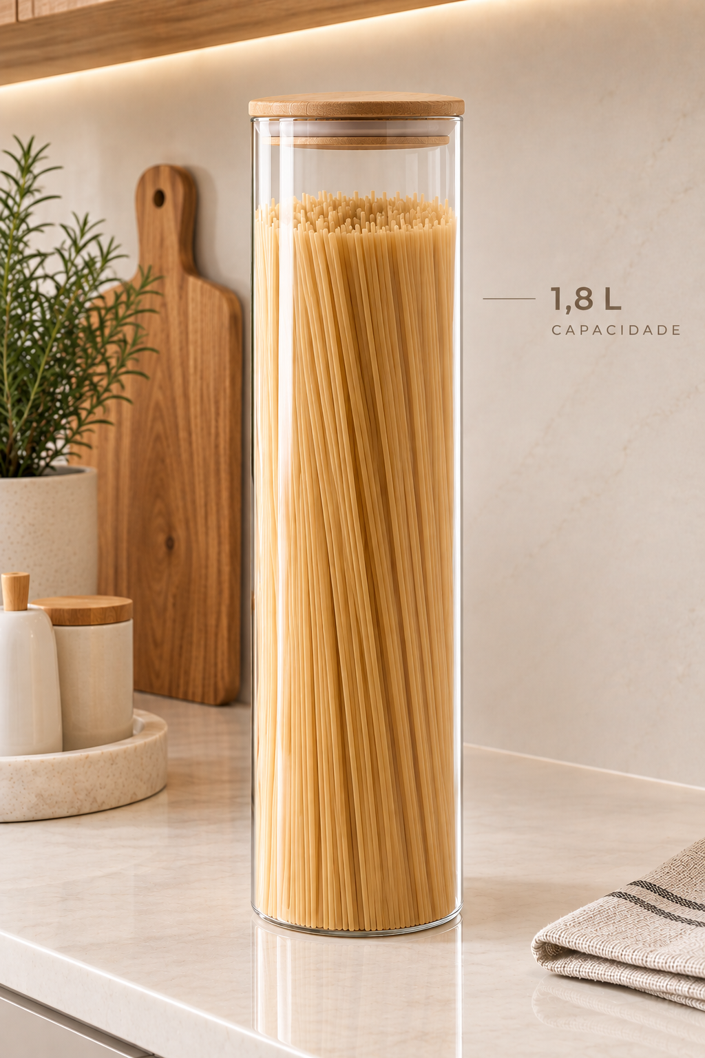 Pote Hermético Bambu 1.8L