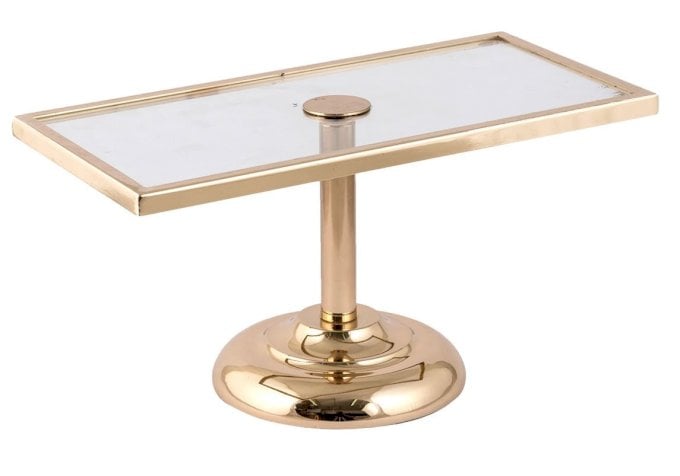 Porta Doce Base Vidro Retângular G Ref:55003G