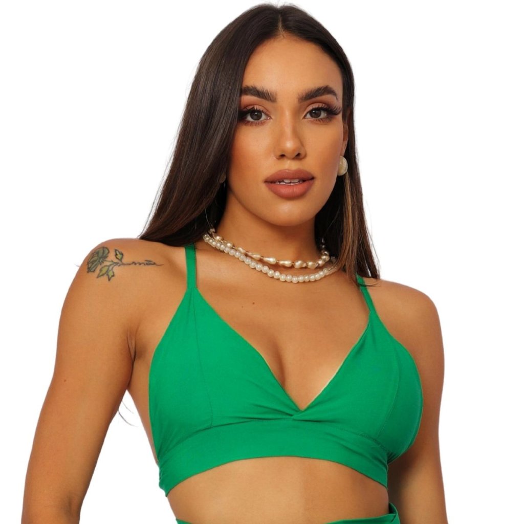 Cropped Sutia Viscolinho