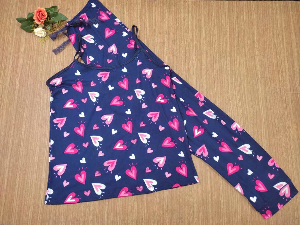 Pijama Suede Estampado
