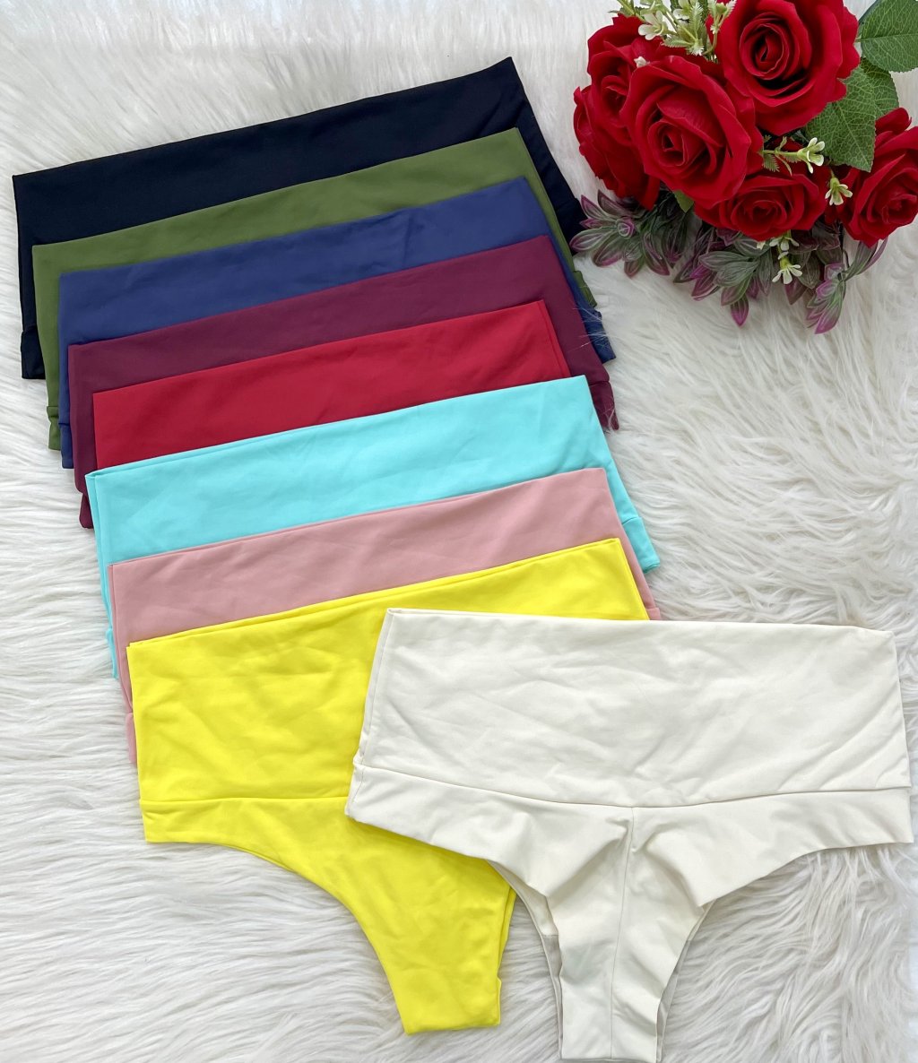 Calcinha Cós alto e Fio duplo 