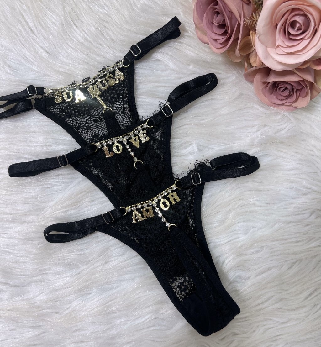 Fio com nome em Strass