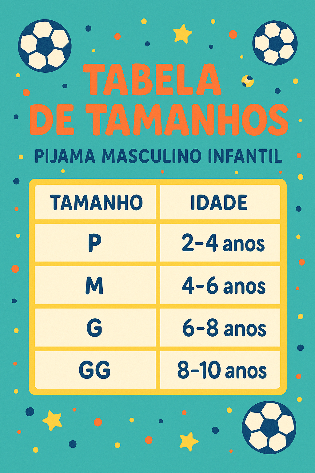 Pijamas infantis masculinos 