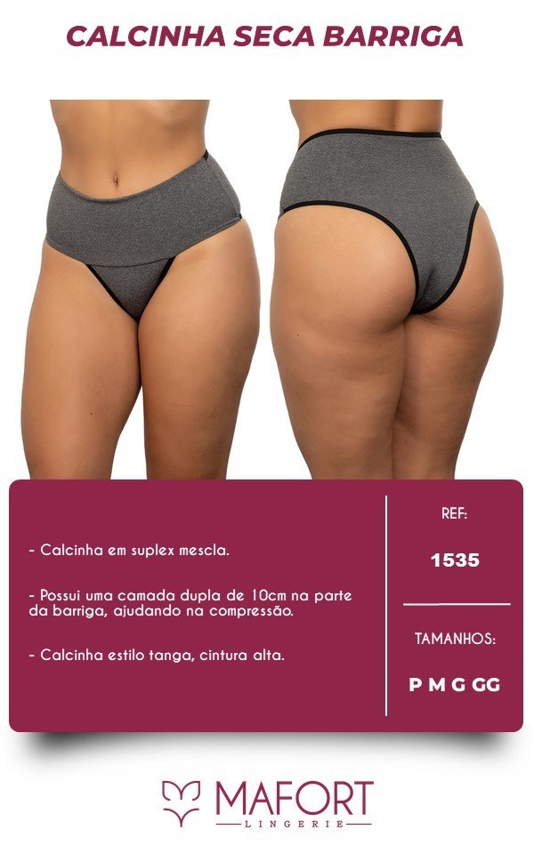 CALCINHA SECA BARRIGA - REF 1535