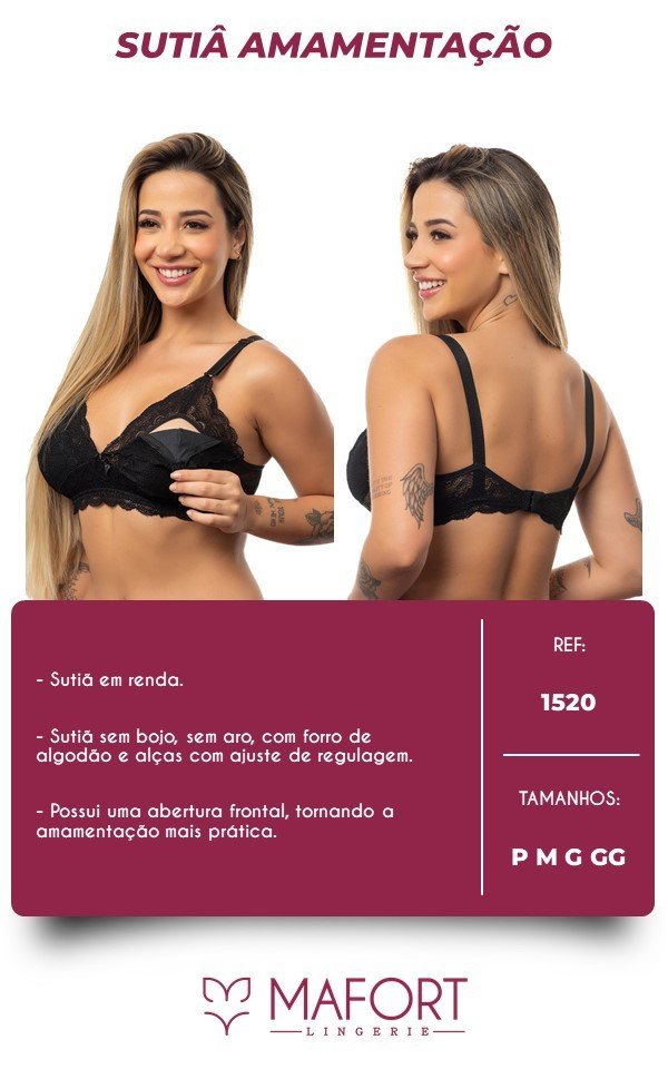 SUTIÃ AMAMENTAÇÃO - Ref 1520