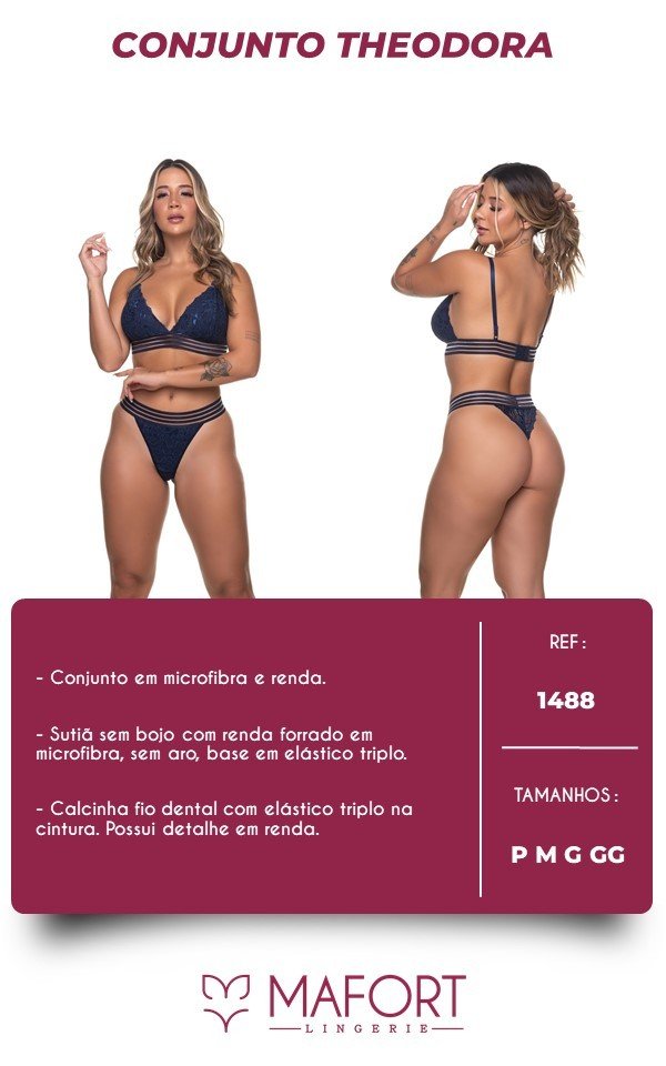 CONJUNTO THEODORA SEM BOJO - Ref 1488