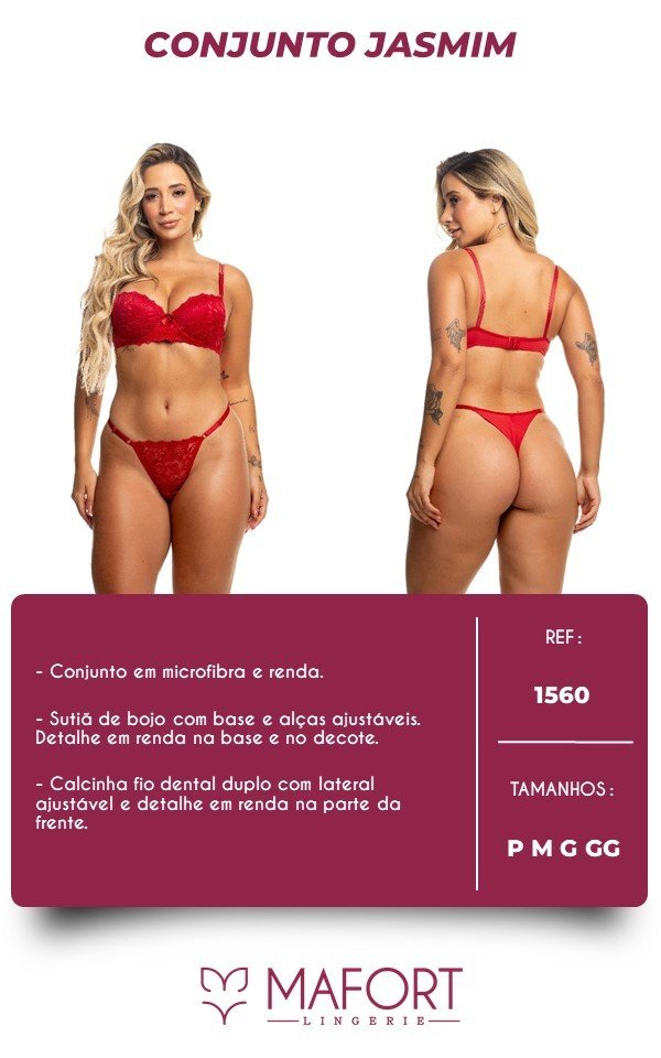 CONJUNTO JASMIM - Ref 1560