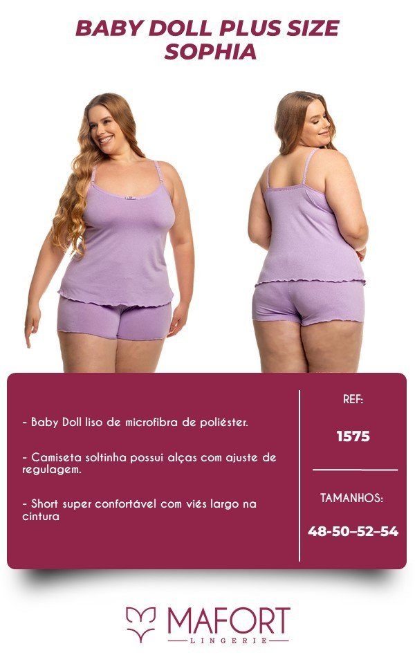 BABY DOLL LISO SOPHIA - Ref 1575