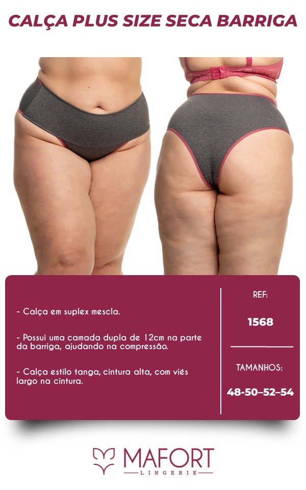 CALÇA PLUS SIZE  SECA BARRIGA - REF 1568