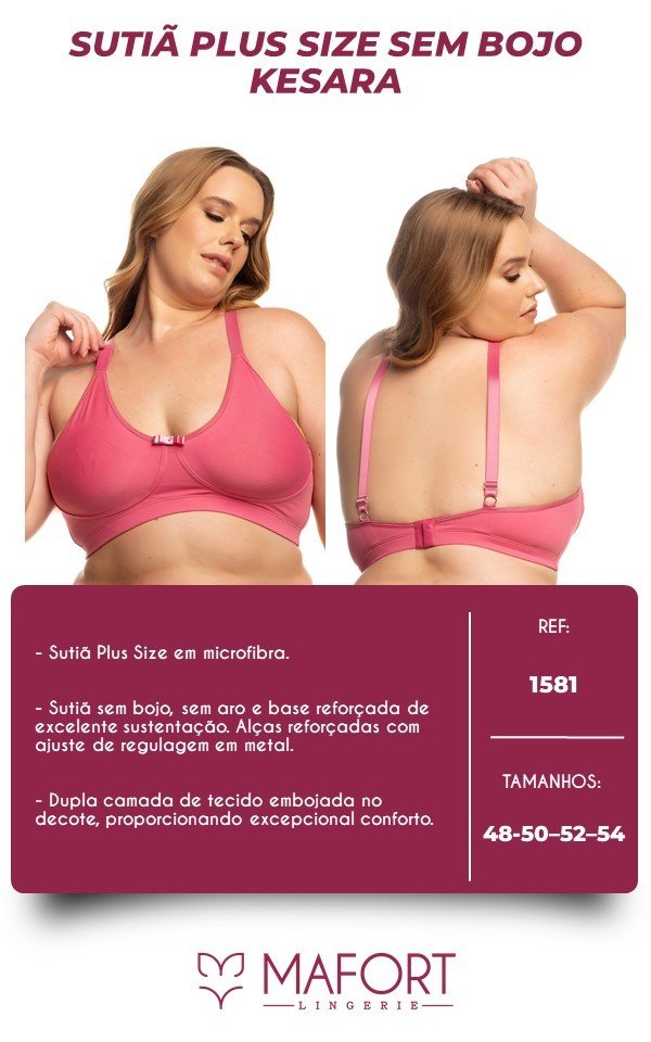 SUTIA KESARA SEM BOJO PLUS SIZE - Ref 1581