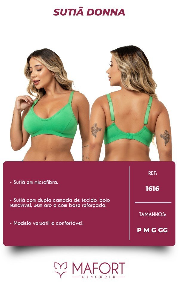 SUTIÃ DONNA - REF 1616