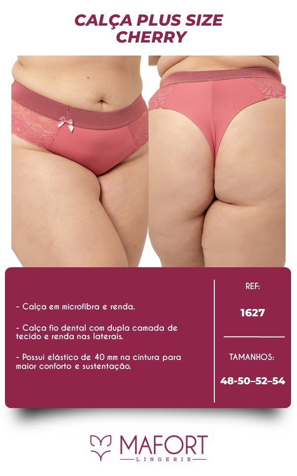 CALÇA PLUS SIZE CHERRY - REF 1627