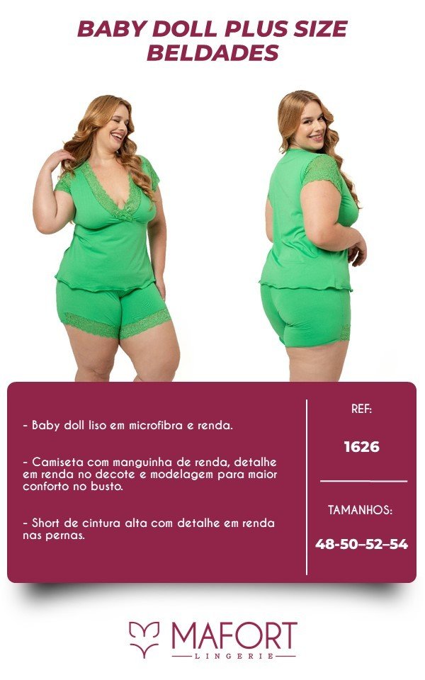 BABY DOLL PLUS SIZE  BELDADES - REF 1626