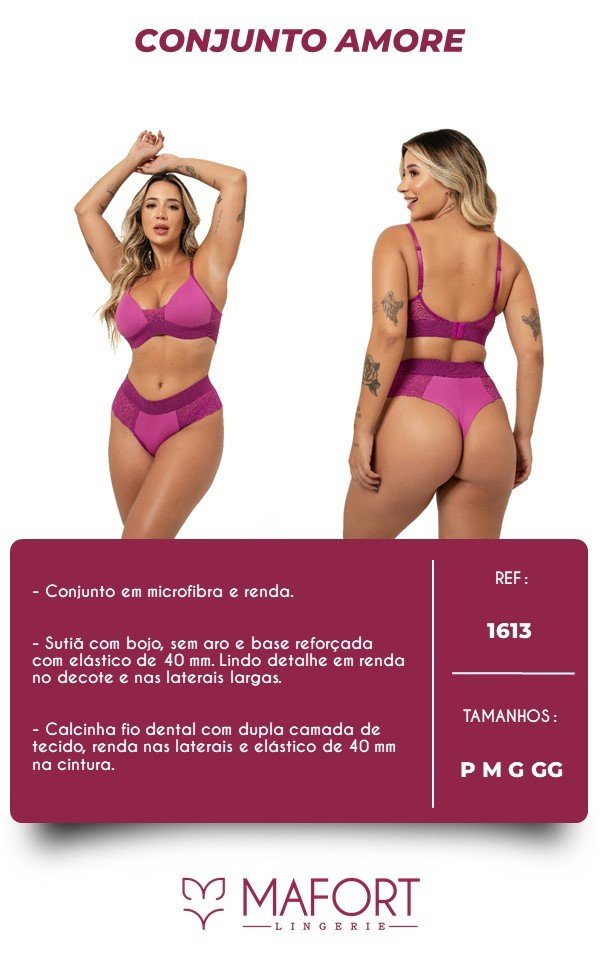 CONJUNTO AMORE - REF 1613