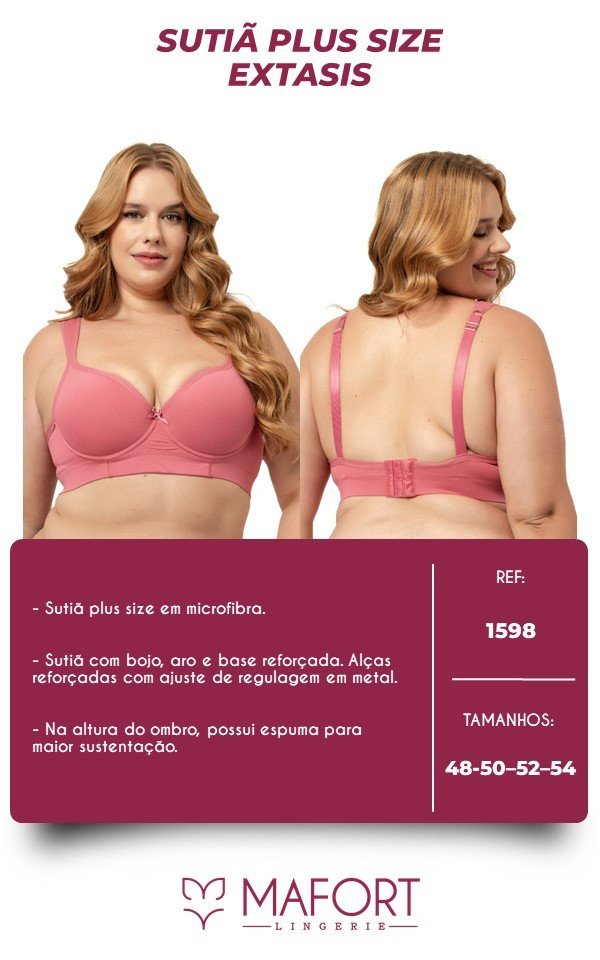 SUTIA EXTASIS PLUS SIZE - Ref 1598