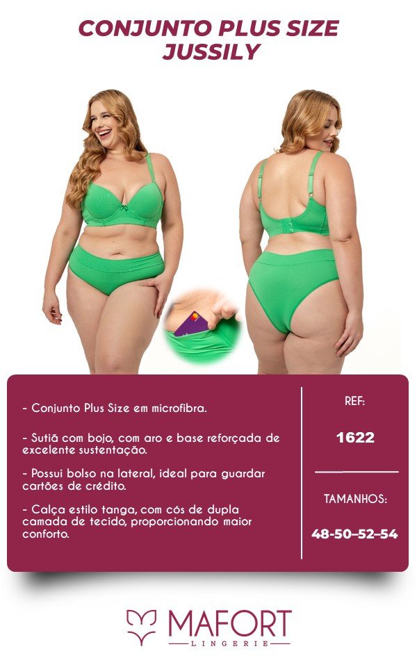 CONJUNTO JUSSILLY PLUS SIZE - REF 1622