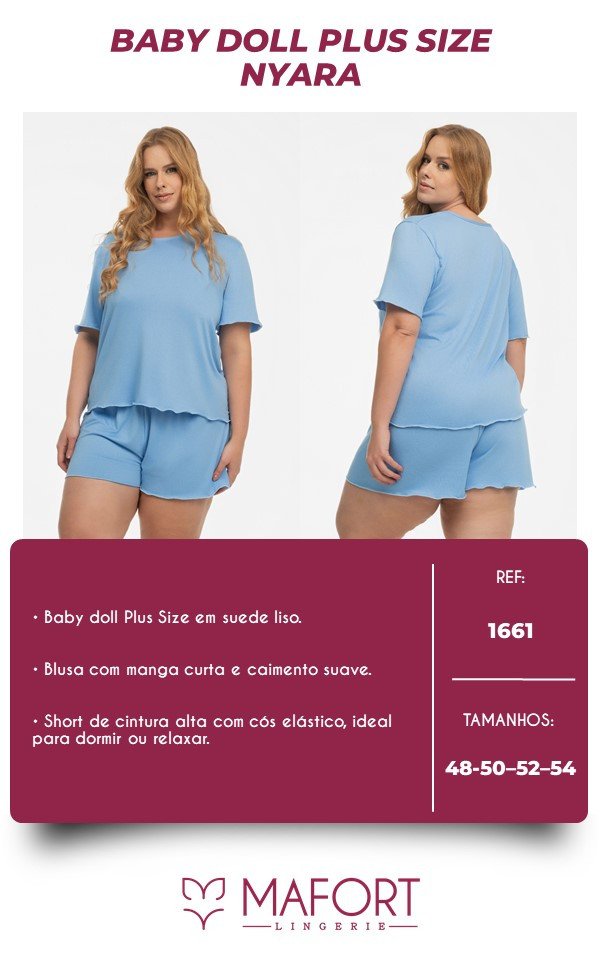 BABY DOLL PLUS SIZE NYARA - REF 1661