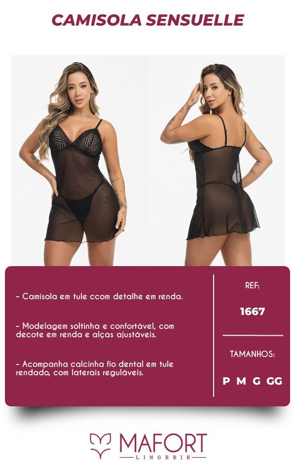 CAMISOLA SENSUELLE - REF 1667