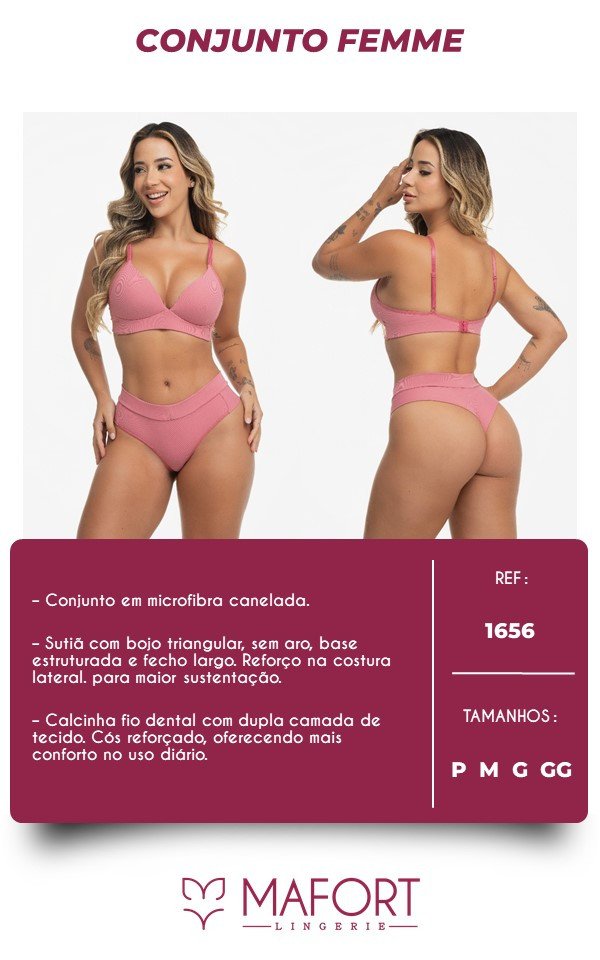 CONJUNTO FEMME - REF 1656