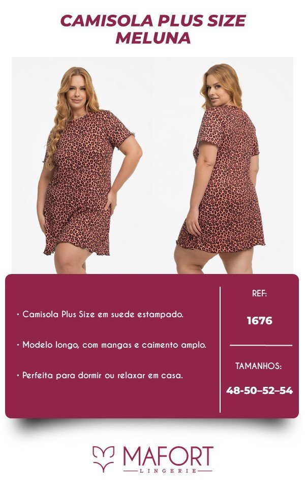 CAMISOLA PLUS SIZE MELUNA - REF 1676