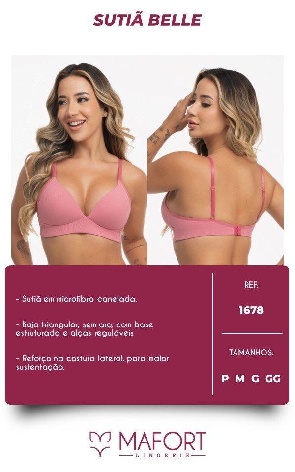 SUTIÃ BELLE - REF 1678