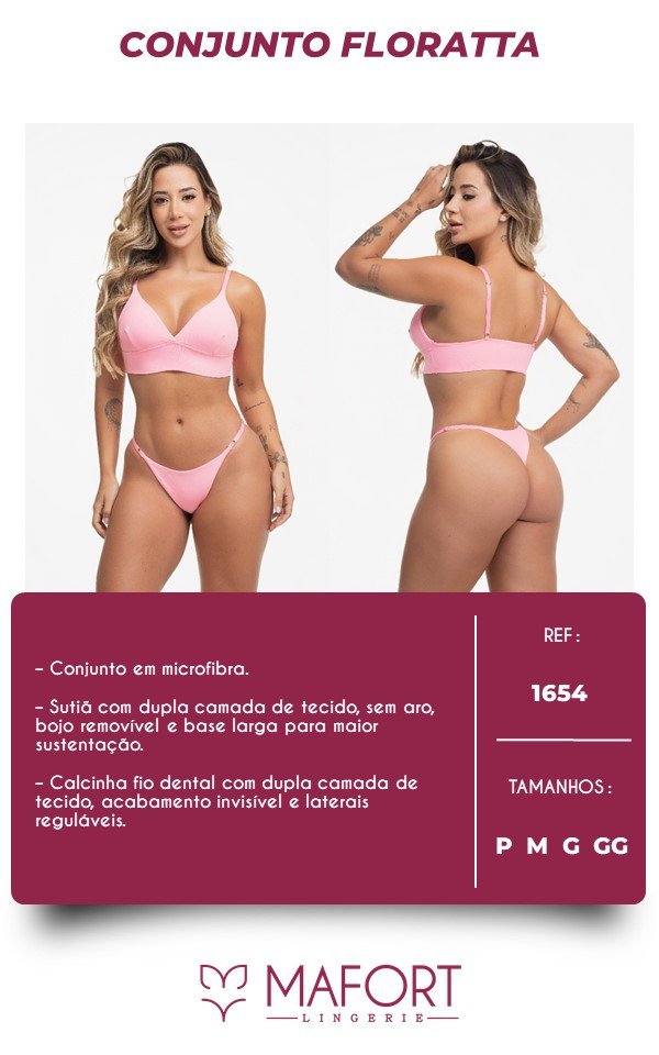 CONJUNTO FLORATTA - REF 1654