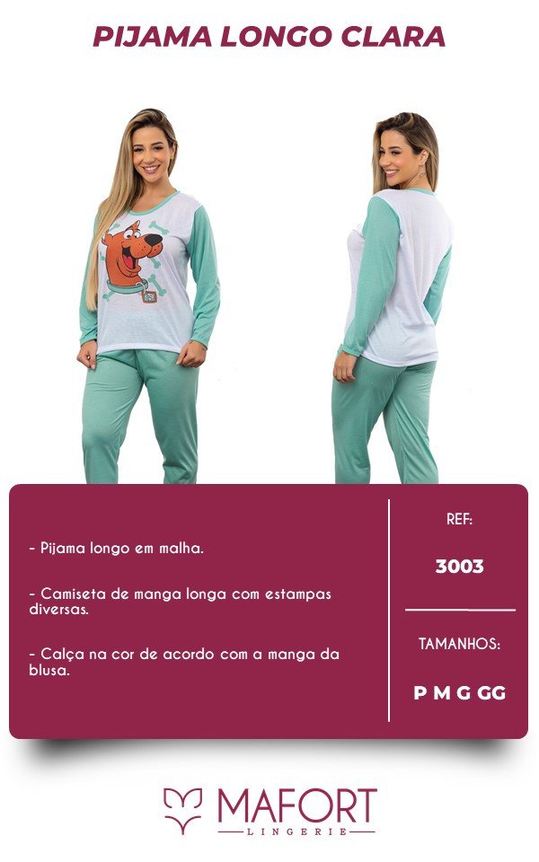 PIJAMA LONGO CLARA - Ref 3003