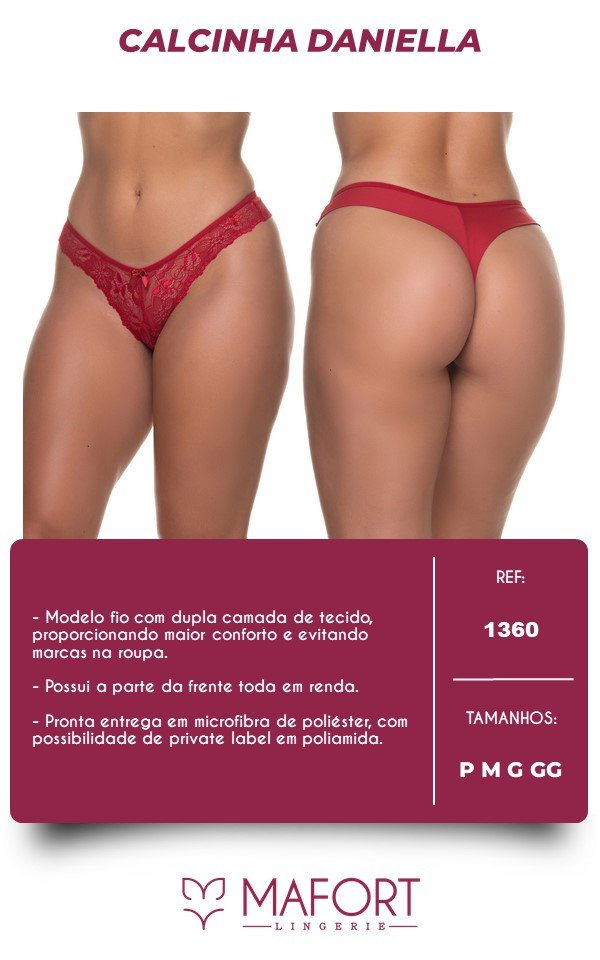 CALCINHA DANIELLA - Ref 1360