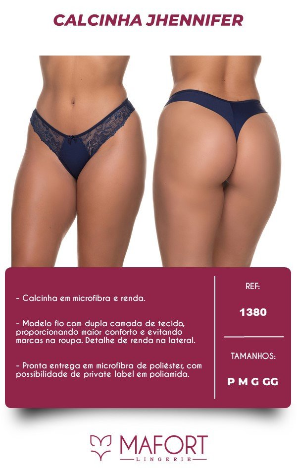 CALCINHA JHENNIFER - Ref 1380