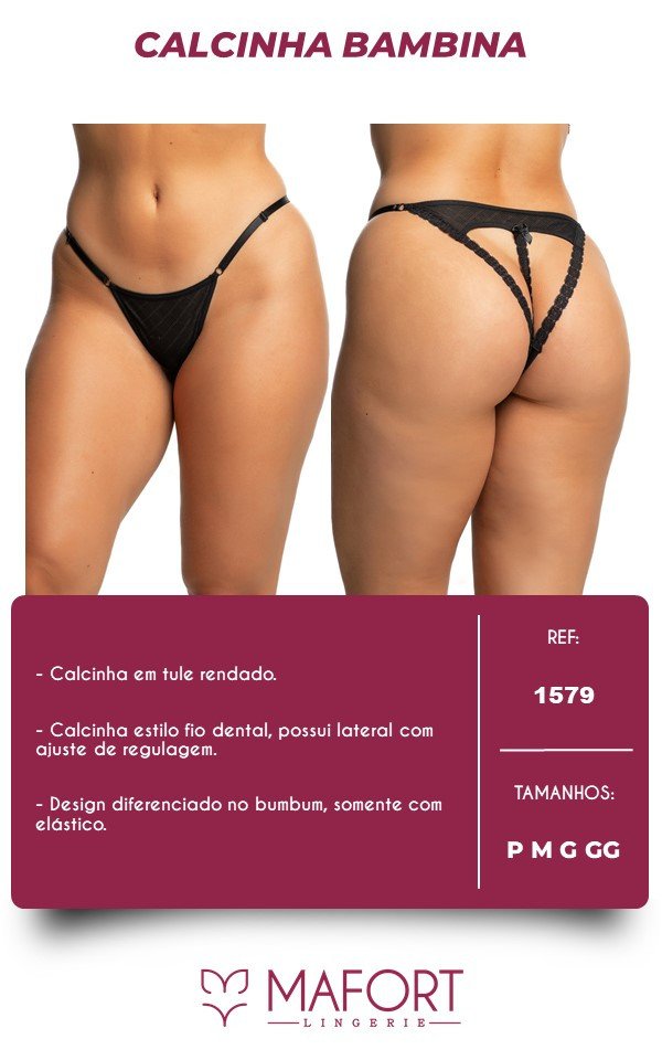 CALCINHA BAMBINA - Ref 1579