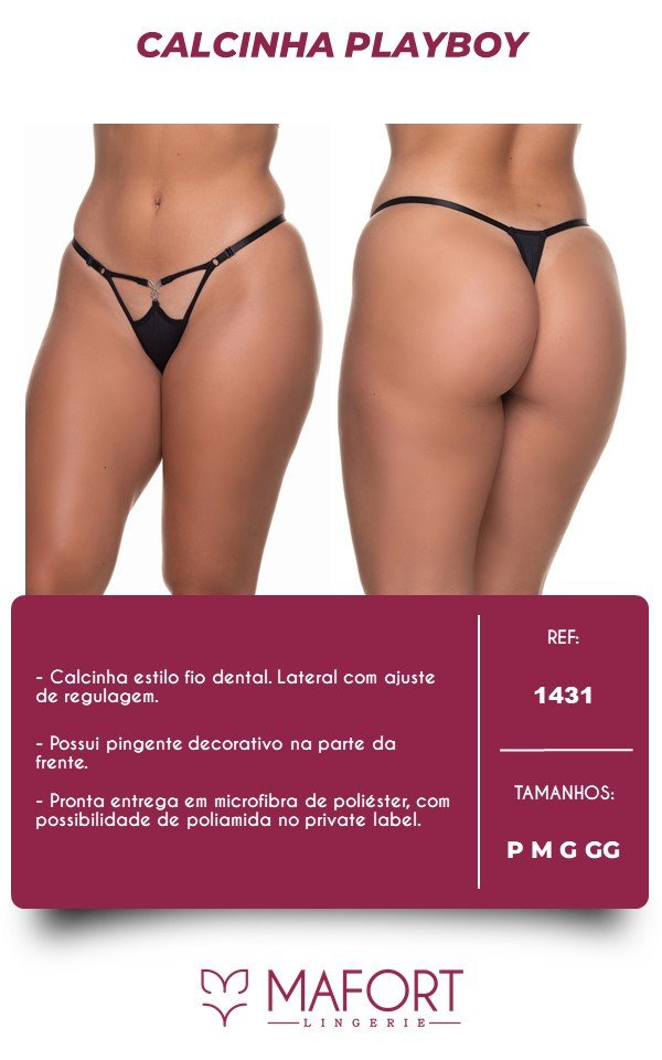CALCINHA PLAYBOY - Ref 1431