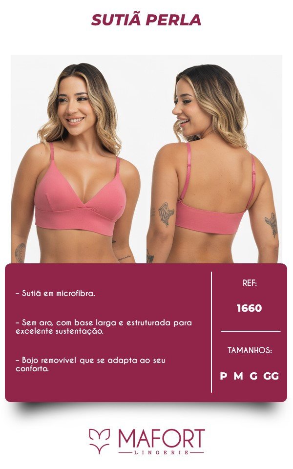 SUTIÃ PERLA - REF 1660