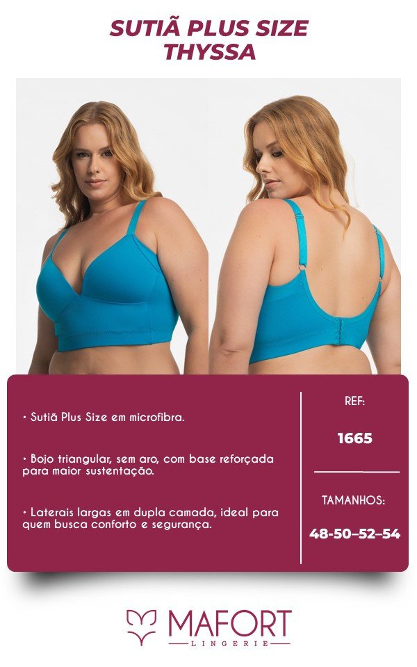 SUTIÃ THYSSA PLUS SIZE - REF 1665