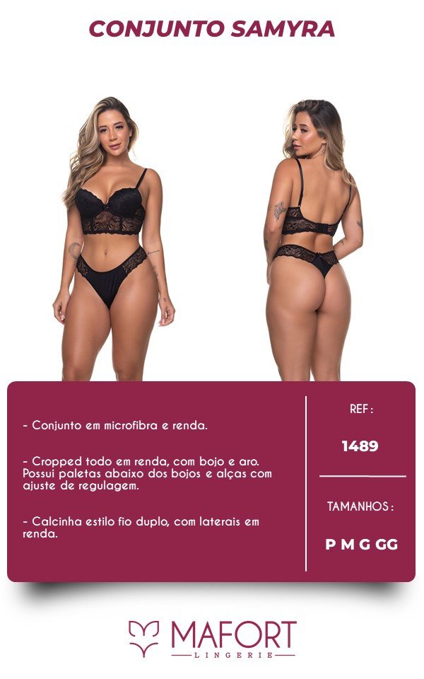 CONJUNTO SAMYRA CROPPED - Ref 1489