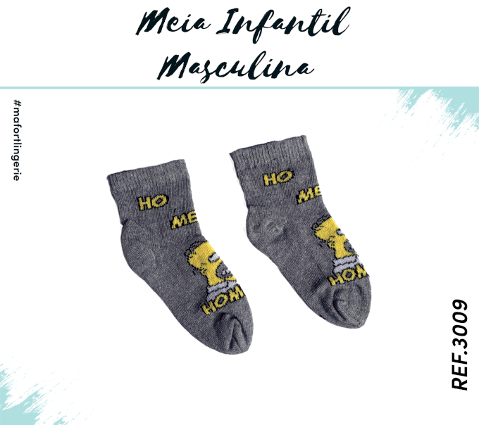 MEIA INFANTIL MASCULINA - Ref 3009