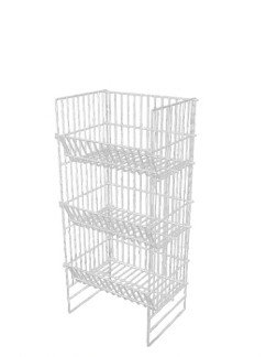 CESTO CONTAINER DESMONTÁVEL BRANCO